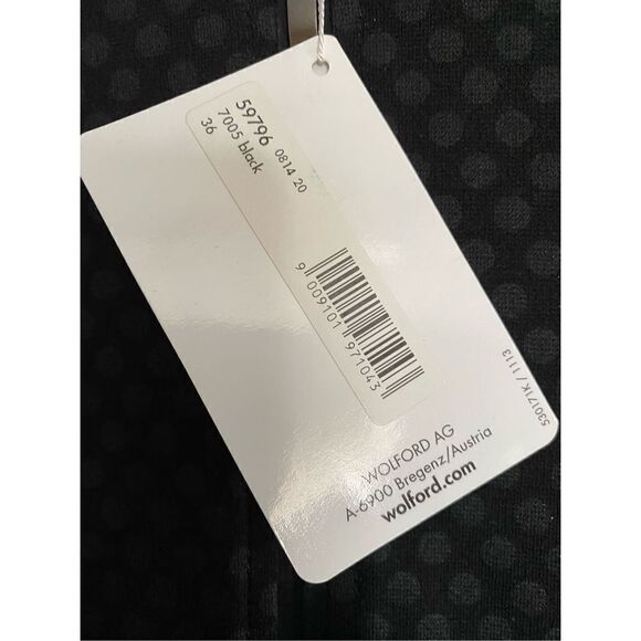 Wolford NWT Fabienne black, textured, polkadot, full zip, Cardigan/Jacket S/6 - Picture 4 of 5